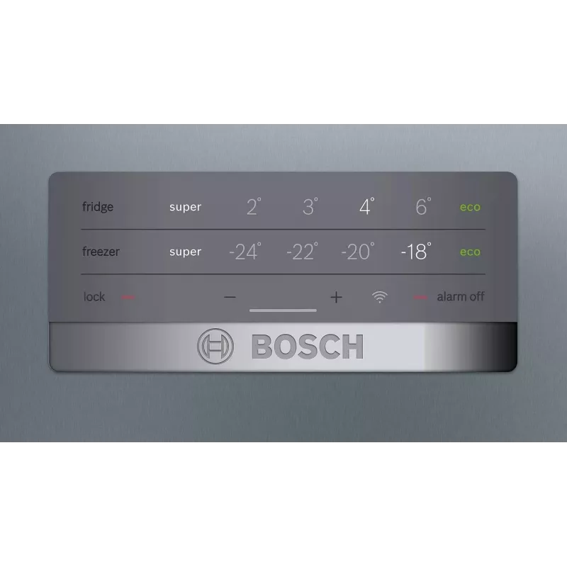 Bosch KGN397LEQ Frigorífico-congelador de pie con NoFrost, VitaFresh, 363 l, acabado inox, clase de eficiencia energética E