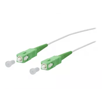 METZ CONNECT OpDAT cable de conexión SC APC/SC APC OS2, 3 m, blanco