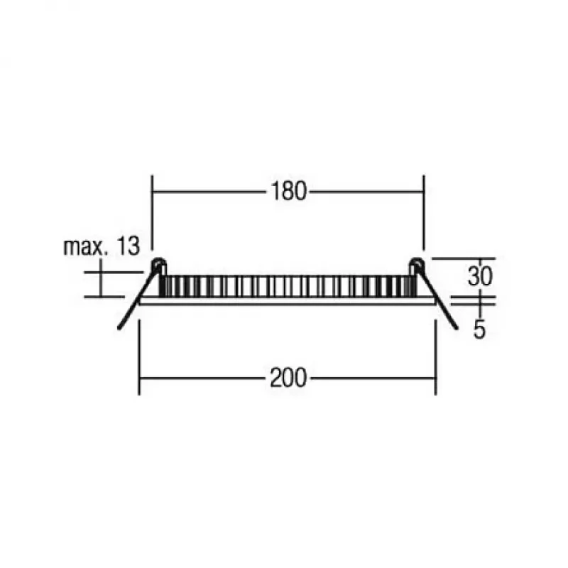 Brumberg 12217073 EB-Panel FLAT30 Round White 830 16W 24V panel LED de techo empotrable