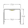 Brumberg 53381263 Perfil LED AB-Profil QUALITYFLEX aluminio 2000mm