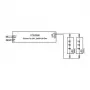 Brumberg 17252000 Fuente de alimentación LED, rectangular, blanca, DALI-2, 150W, 24V DC