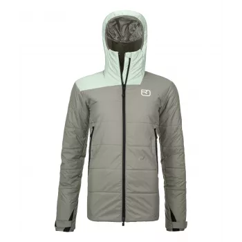 Chaqueta Ortovox Swisswool Zinal para mujer - Green Sage, talla M