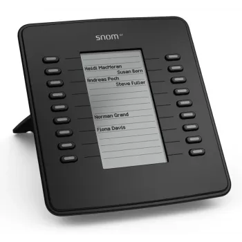 Módulo de expansión SNOM D7 para teléfono de sobremesa Negro