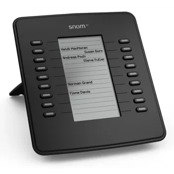 Módulo de expansión SNOM D7 para teléfono de sobremesa Negro