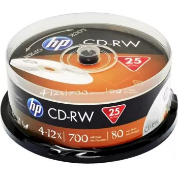 Verbatim DVHP69312PLG discos CD-RW pack de 25 carrete (caja) 700 MB 80 min 12x regrabables