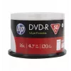 Verbatim HP DVD-R imprimibles por inyección carrete (50 discos) - 16x, 4.7 GB, AZO Dye, superficie imprimible blanca