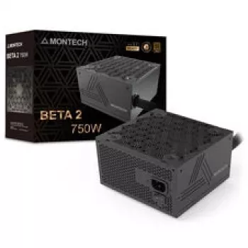 Montech BETA 2 fuente de alimentación 80 PLUS Bronze, ATX 3.1 - 750 vatios, negro