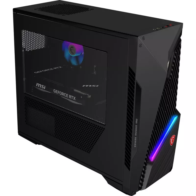 MSI MAG Infinite S3 14NVP5-2822XEU PC de sobremesa gaming - Intel Core i5-14400F, 16GB DDR5, 1TB SSD, NVIDIA GeForce RTX 5070 12GB, Wi-Fi 6E, Bluetooth 5.3, fuente de alimentación 500W, negro, sin sistema operativo, 2 años de garantía