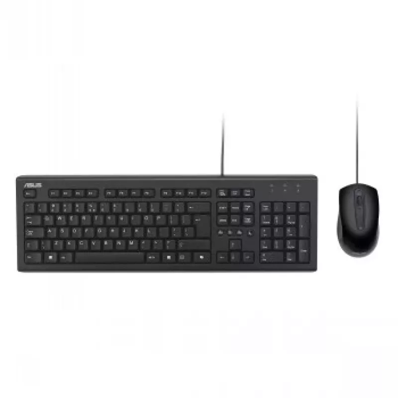 ASUS teclado y ratón U2000 estonio QWERTY set con cable