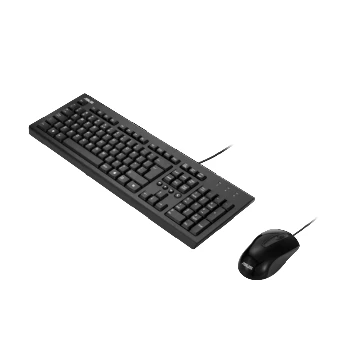 ASUS teclado y ratón U2000 estonio QWERTY set con cable