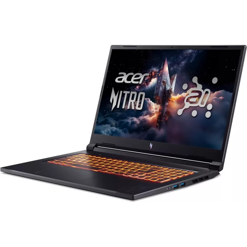 Acer Nitro V 17 AI portátil gaming 43,2 cm (17,3 pulgadas) FHD 144Hz Ryzen AI 5 240 16GB 512GB SSD RTX 5060 sin sistema operativo obsidiana negra