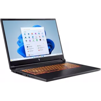 Acer Nitro V 17 AI portátil gaming - AMD Ryzen AI 5 240, 17,3 pulgadas FHD 144Hz, 16GB DDR5, 512GB SSD, GeForce RTX 5060, Windows 11 Home, obsidiana negra