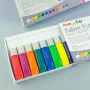 Pentel Arts FFPC1-12 set de pintura para tela, colores surtidos, 12 tubos de 6 ml