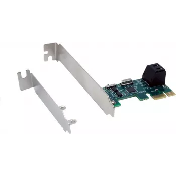 Exsys EX-3519 Controlador SATA PCIe x1 para 2 unidades HDD y SSD - SATA III 6 Gbit/s