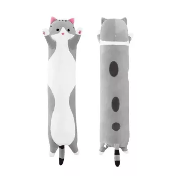 iLike Gato de peluche mascota animal tumbado Cojín para niños y adultos