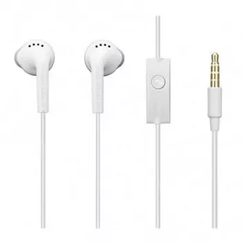 Samsung EHS61ASFWE Auricular estéreo original universal 3.5mm con cable 1,2m micrófono blanco (OEM)