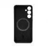 Connect Samsung Galaxy S24 Plus Funda de silicona magnética Soft Touch de calidad premium negra