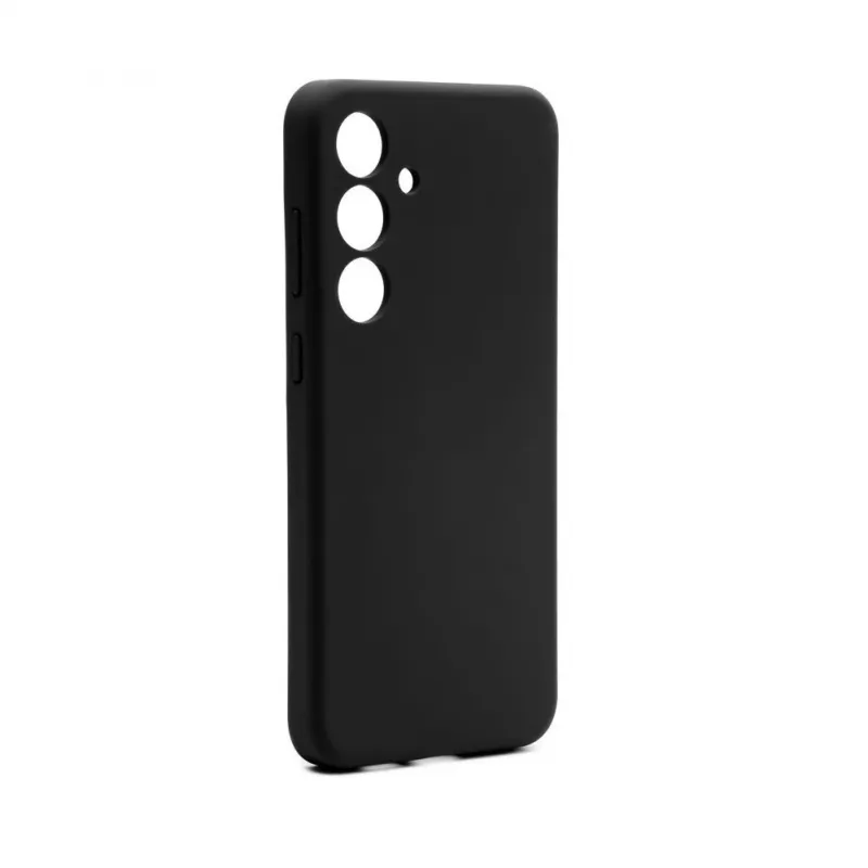 Connect Samsung Galaxy S24 Plus Funda de silicona magnética Soft Touch de calidad premium negra