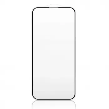 iLike 10D Edge Protector de pantalla de vidrio templado Full Face para Apple iPhone 13 / 13 Pro / 14 - Marco negro