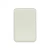 Evelatus Monedero universal de piel sintética PU con MagSafe blanco
