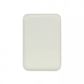 Evelatus Monedero universal de piel sintética PU con MagSafe blanco