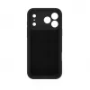 Evelatus Apple iPhone 17 Pro Funda de silicona Soft Touch Premium MagSafe con soporte negra