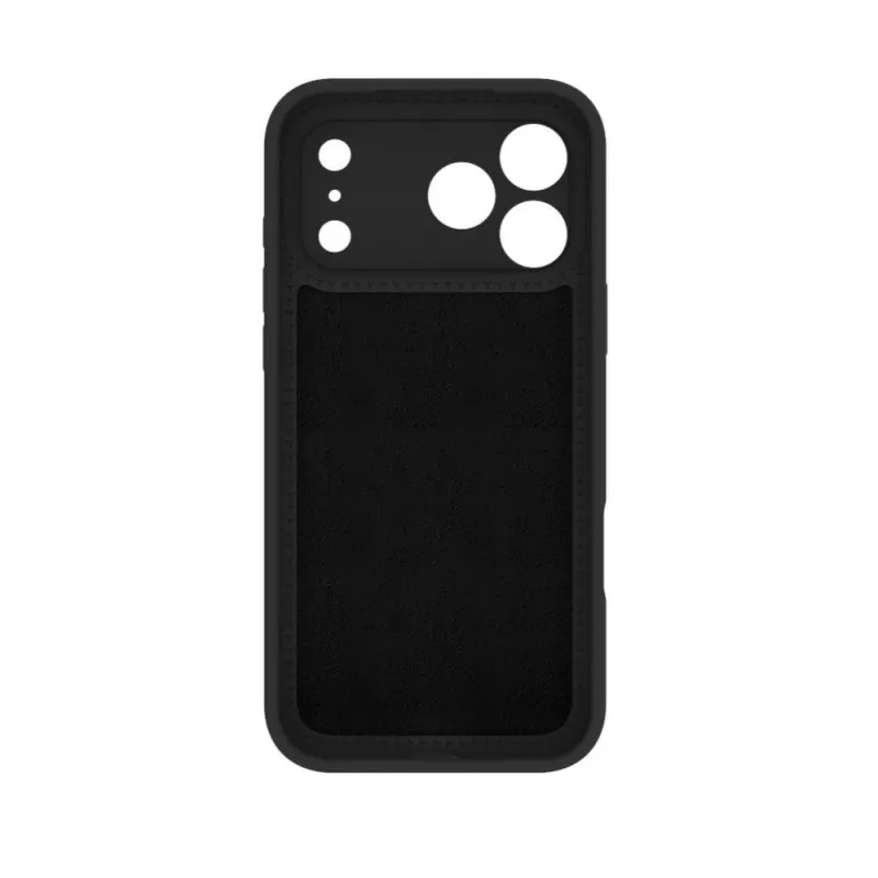 Evelatus Apple iPhone 17 Pro Funda de silicona Soft Touch Premium MagSafe con soporte negra