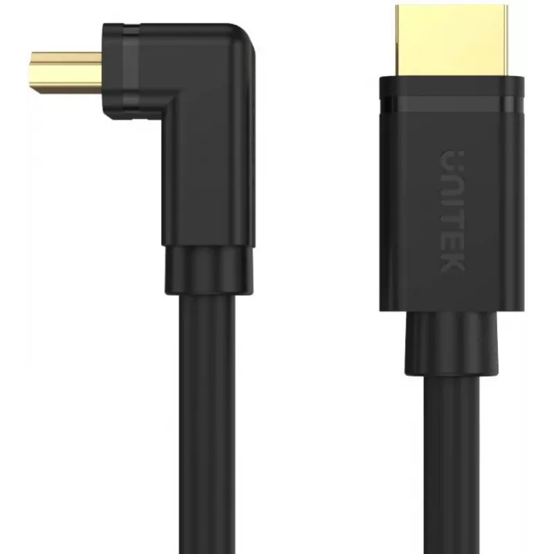 UNITEK Y-C1009 Cable HDMI 2.0 en ángulo de 270 grados 4K 3m Negro
