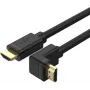 UNITEK Y-C1009 Cable HDMI 2.0 en ángulo de 270 grados 4K 3m Negro