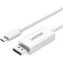UNITEK cable USB-C 3.1 a DisplayPort 1,8m - 4K@60Hz - negro