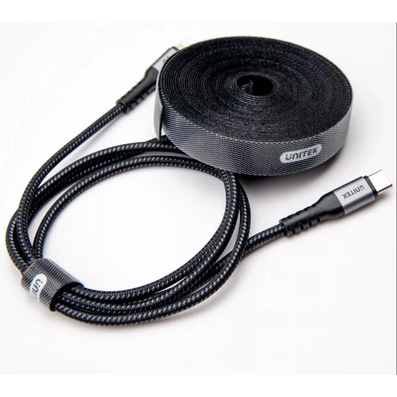 UNITEK OT142BK bridas de cable de velcro 5m negro