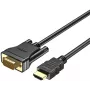 UNITEK cable HDMI a VGA, Full HD 1080p, 60Hz, 2m, negro