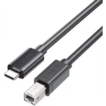 UNITEK cable USB-C a USB-B 2.0 para impresora 3m negro