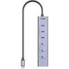 UNITEK hub USB-C activo 3x USB-C 10Gbps 4x USB-A
