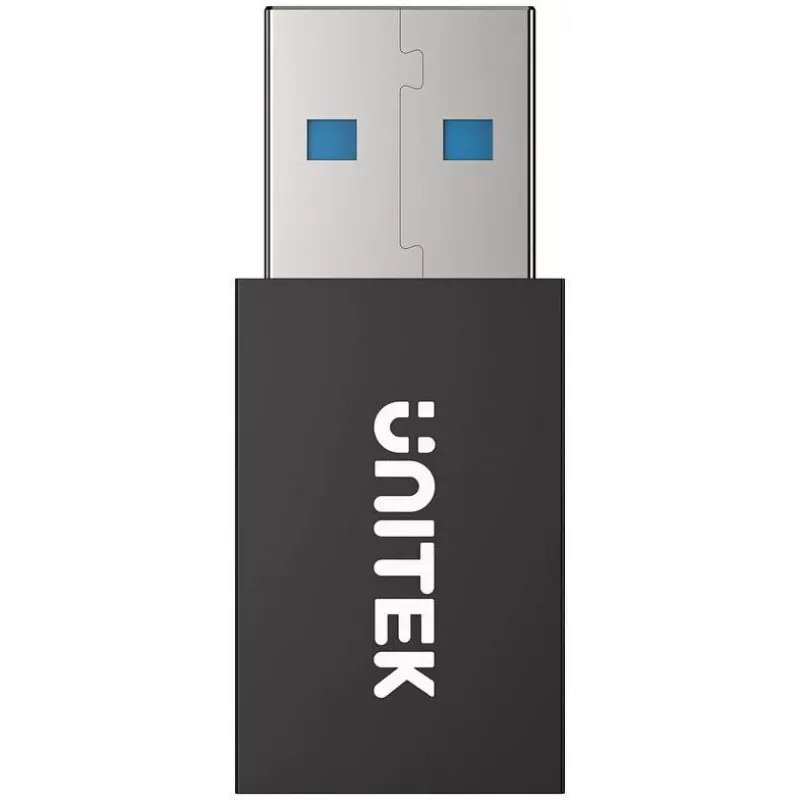 UNITEK adaptador bloqueador de datos USB-A - solo carga, negro