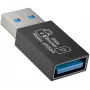 UNITEK adaptador bloqueador de datos USB-A - solo carga, negro
