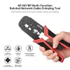 UNITEK crimpadora de red de trinquete para conectores CAT6 (8P/6P/4P)