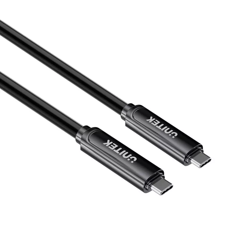 UNITEK cable óptico activo USB-C 7m - 10Gbps, PD60W, 8K@30Hz, negro