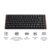 Keychron K3U-Q3Z Teclado mecánico 75% Milk POM Brown Switch 8K