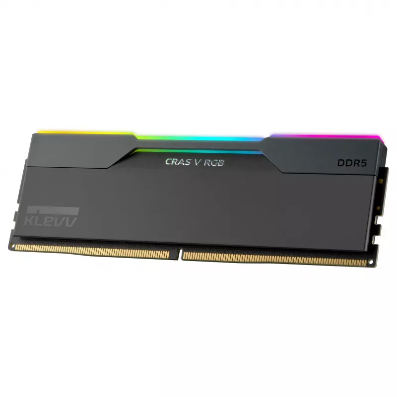 32GB KLEVV CRAS V RGB DDR5 6400MHz CL32 Kit Dual Channel (2x16GB) Negro AMD EXPO