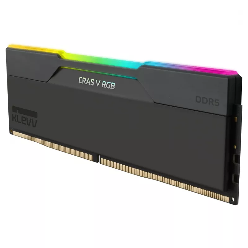 32GB KLEVV CRAS V RGB DDR5-6400 CL30 Kit Dual Channel (2x16GB) Negro