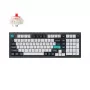 Keychron Q5M-M1 Teclado mecánico 96%, Gateron G Pro Red Switch, RGB Hot-Swap, Bluetooth 5.1 y USB-C, carcasa de aluminio