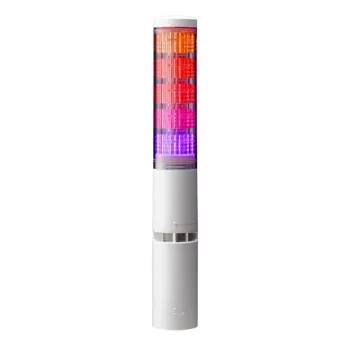 PATLITE LA6-5DTNWB-POE Torre de señalización con LED, 5 niveles, PoE, programable