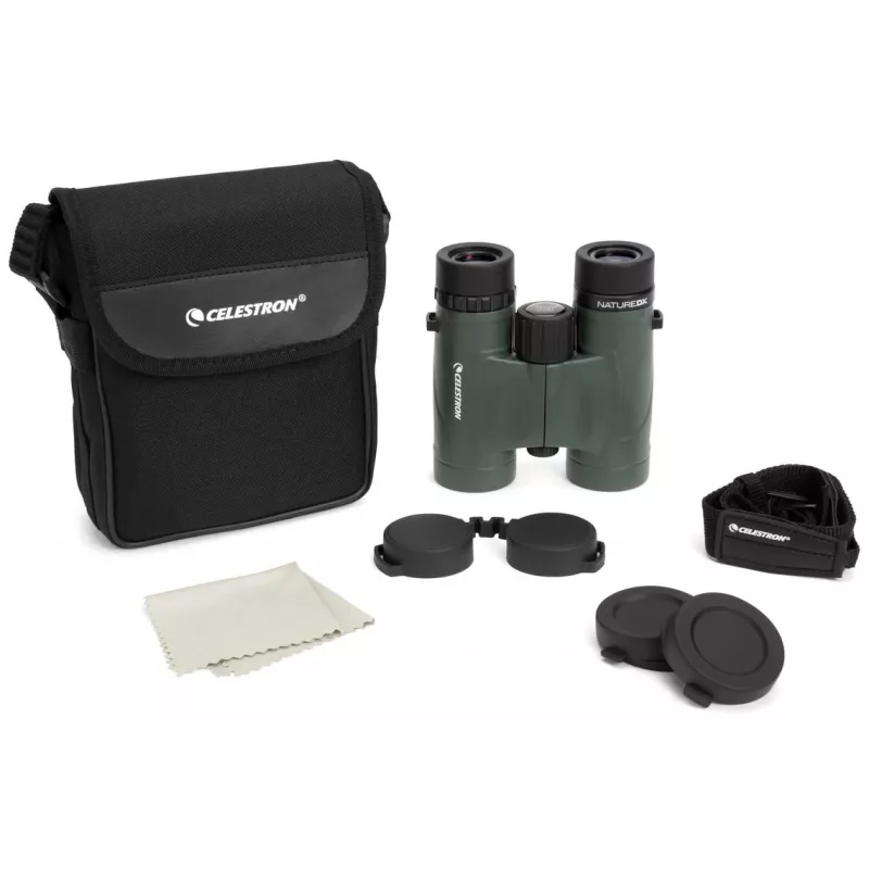 Celestron Nature DX 8x32 Prismáticos BaK-4 negro, verde