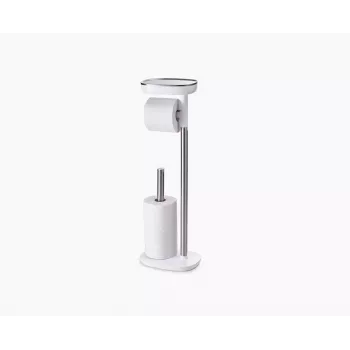 Joseph Joseph EasyStore Portarrollos de papel higiénico de acero inoxidable