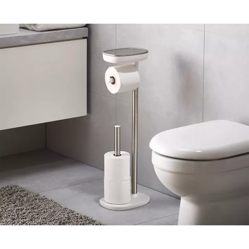 Joseph Joseph EasyStore Portarrollos de papel higiénico de acero inoxidable