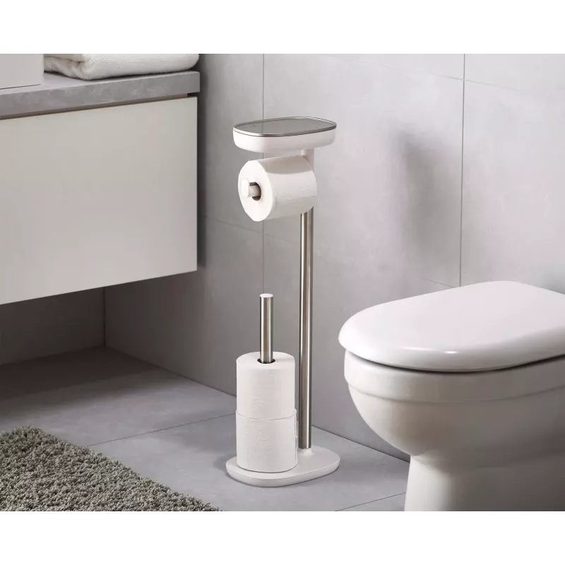 Joseph Joseph EasyStore Portarrollos de papel higiénico de acero inoxidable