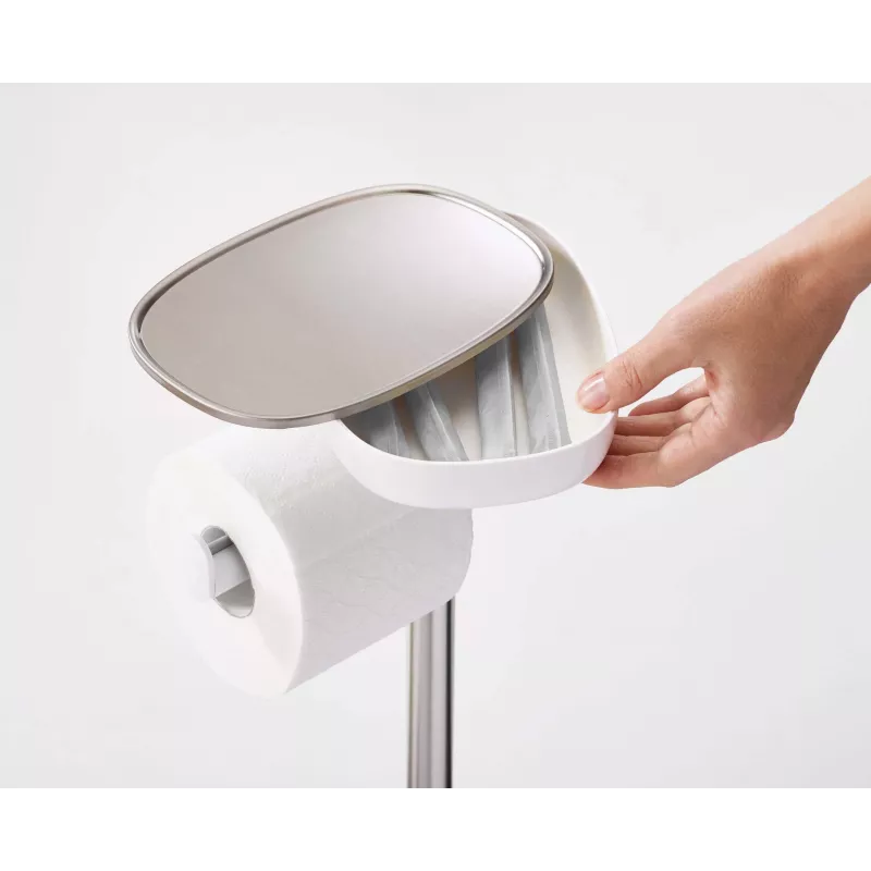 Joseph Joseph EasyStore Portarrollos de papel higiénico de acero inoxidable