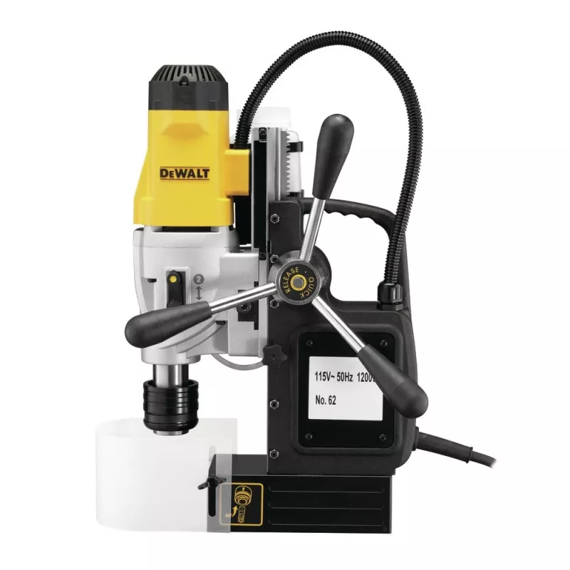 DEWALT DWE1622K-QS Taladro magnético 1200W 2 velocidades aluminio negro amarillo
