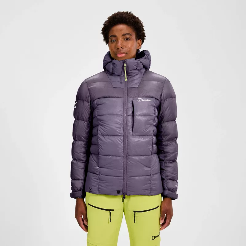 Berghaus MTN Arete Ultra Down Hoody mujer - Purple Planet, talla S